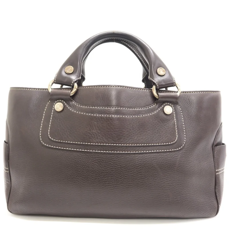 Celine/ CE10/15 Boogie Bag Handbag Brown Women's