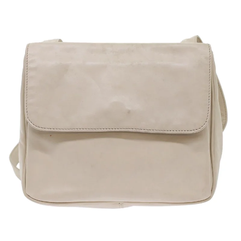 Celine Shoulder Bag Leather White  ep1176