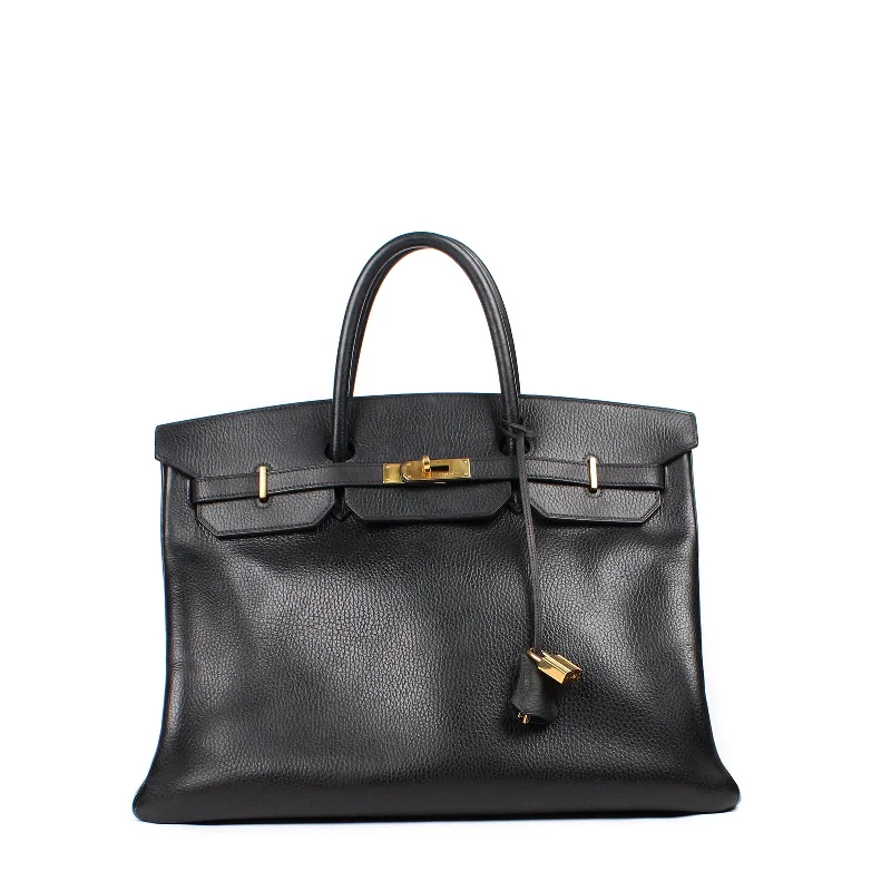 HERMÈS - Birkin 40 en cuir togo noir