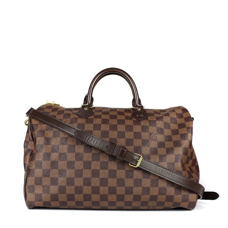 LOUIS VUITTON - Speedy 35 Bandoulière Damier Ébène