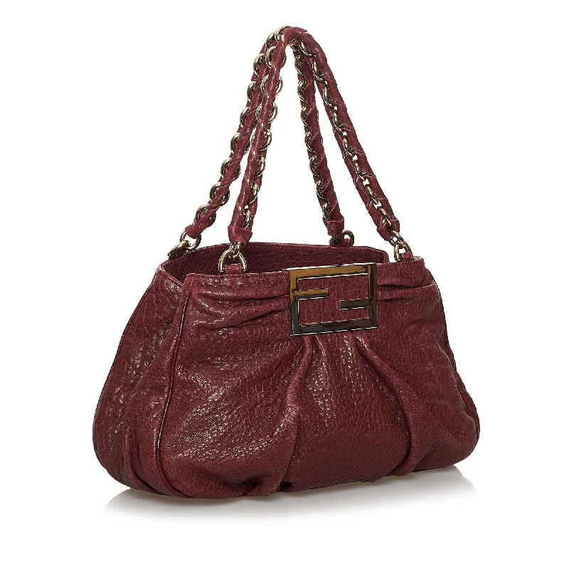 Fendi Mia Leather Shoulder Bag (SHG-29685)