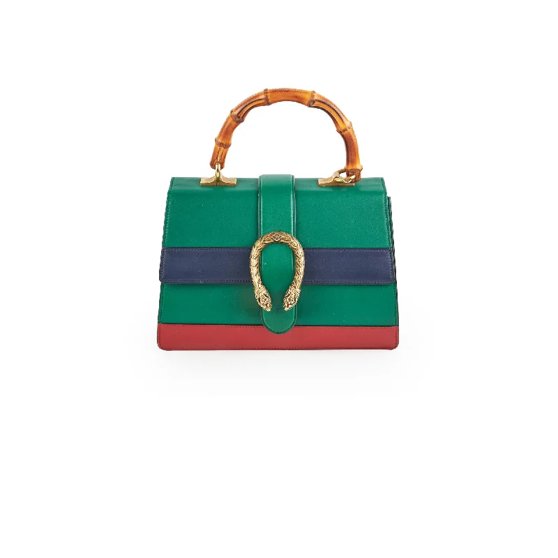 Gucci Dionysus Top Bamboo Handle Tri Colour