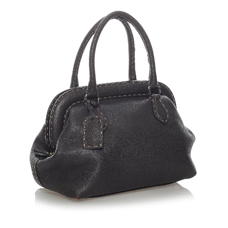 Fendi Selleria Leather Handbag (SHG-30990)