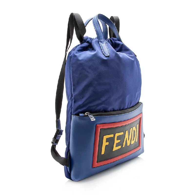 Fendi Nylon Logo Backpack (SHF-13539)