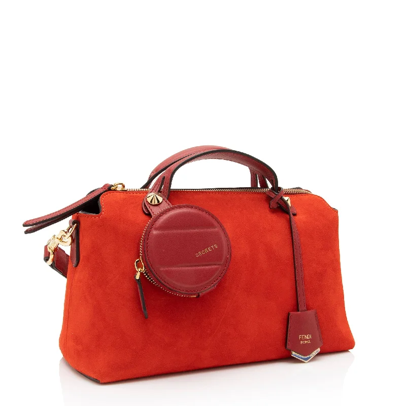 Fendi Suede Calfskin By The Way Medium Boston Bag (SHF-23727)