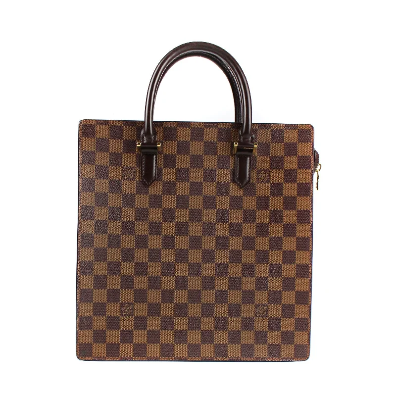 LOUIS VUITTON - Sac cabas plat damier ébène