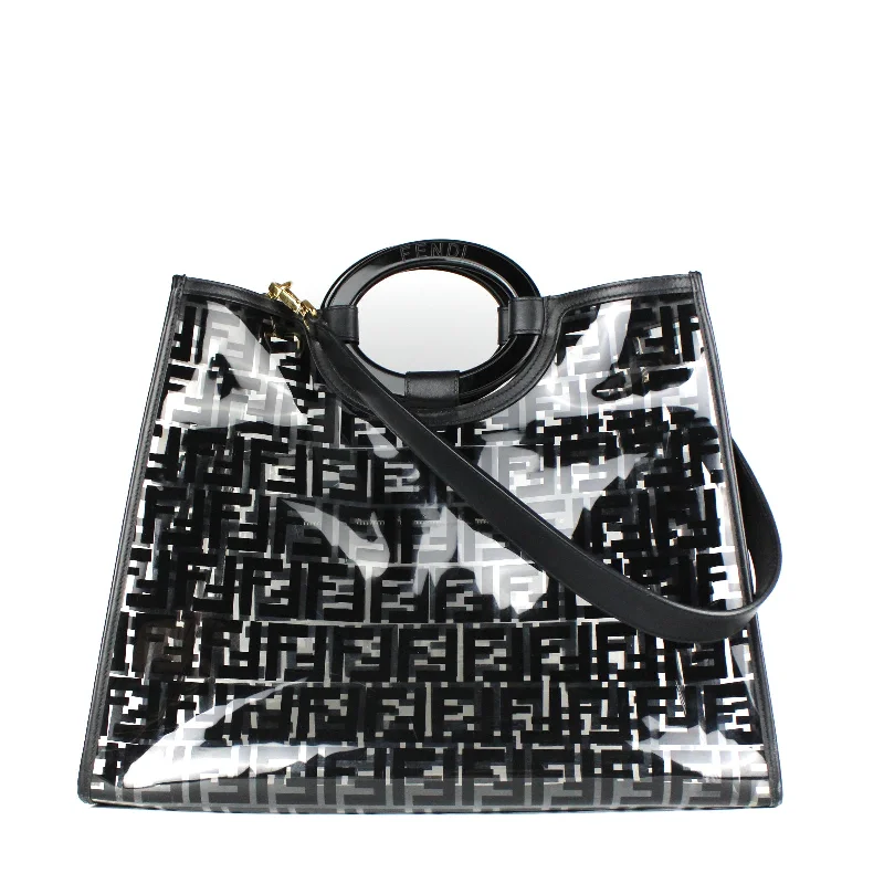 FENDI - Cabas Runaway en plastique transparent