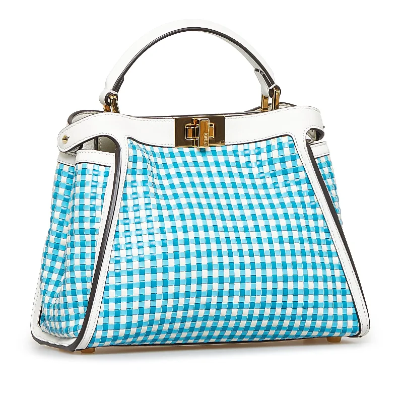 Fendi Woven Peekaboo Satchel (SHG-I4IFas)