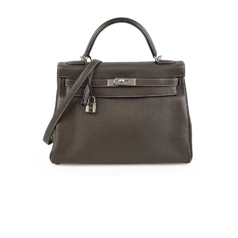 Hermes Kelly 32 Graphite Stamp T