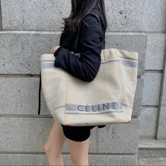 CELINE canvas tote