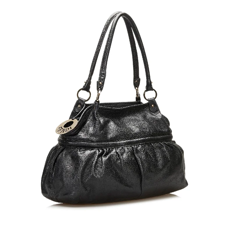 Fendi Leather Chef Shoulder Bag (SHG-35929)