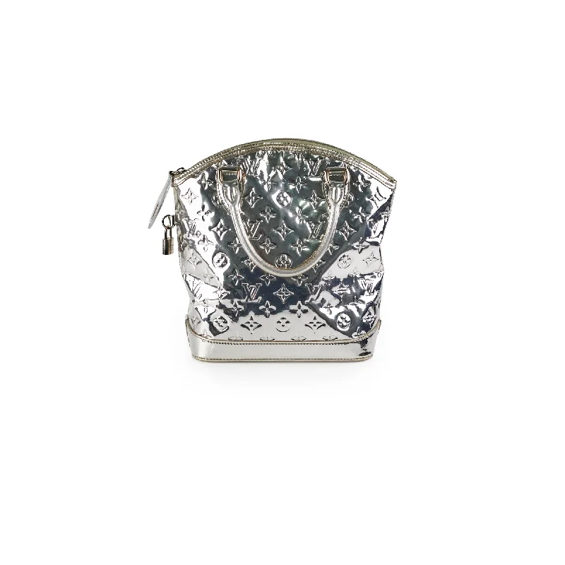 Louis Vuitton Silver Mirror Lock It Bag