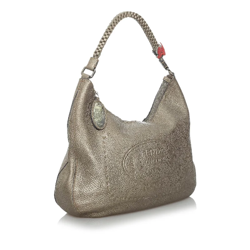 Fendi Selleria Leather Hobo Bag (SHG-33738)