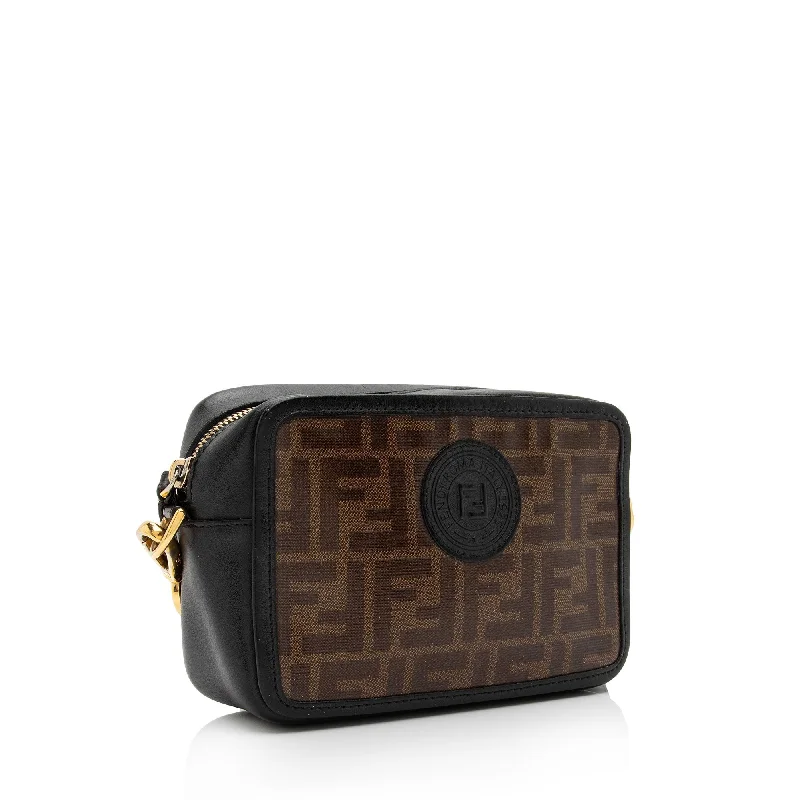 Fendi FF Spalmati Mini Camera Bag (SHF-ug7pdU)