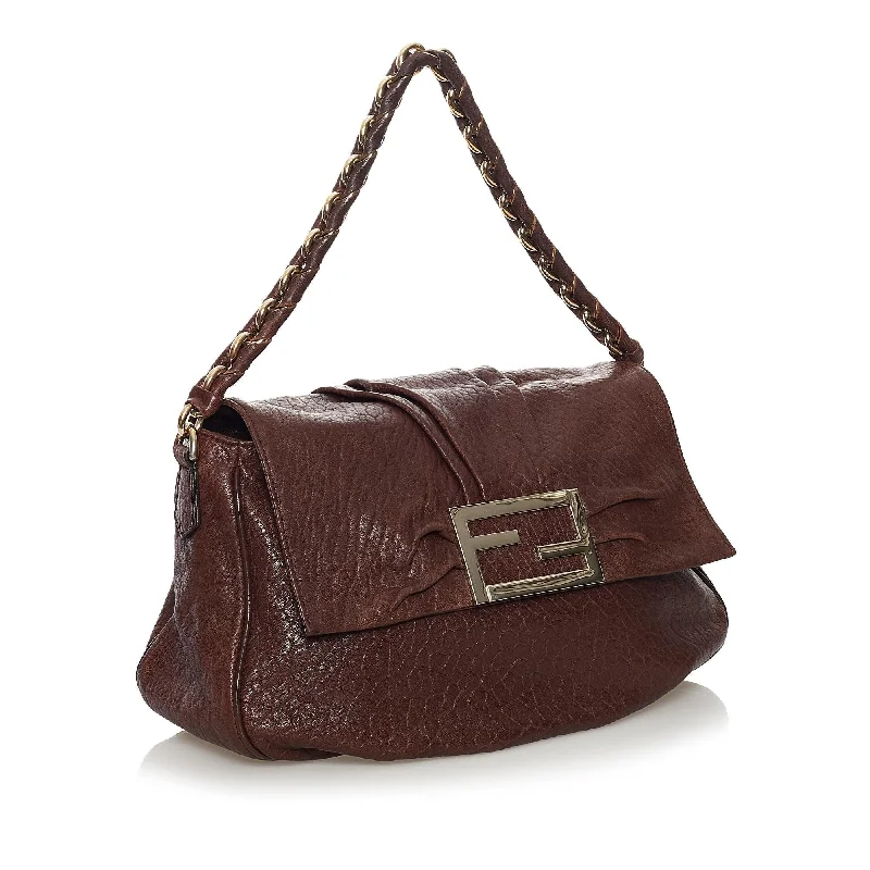 Fendi Mia Leather Shoulder Bag (SHG-33538)