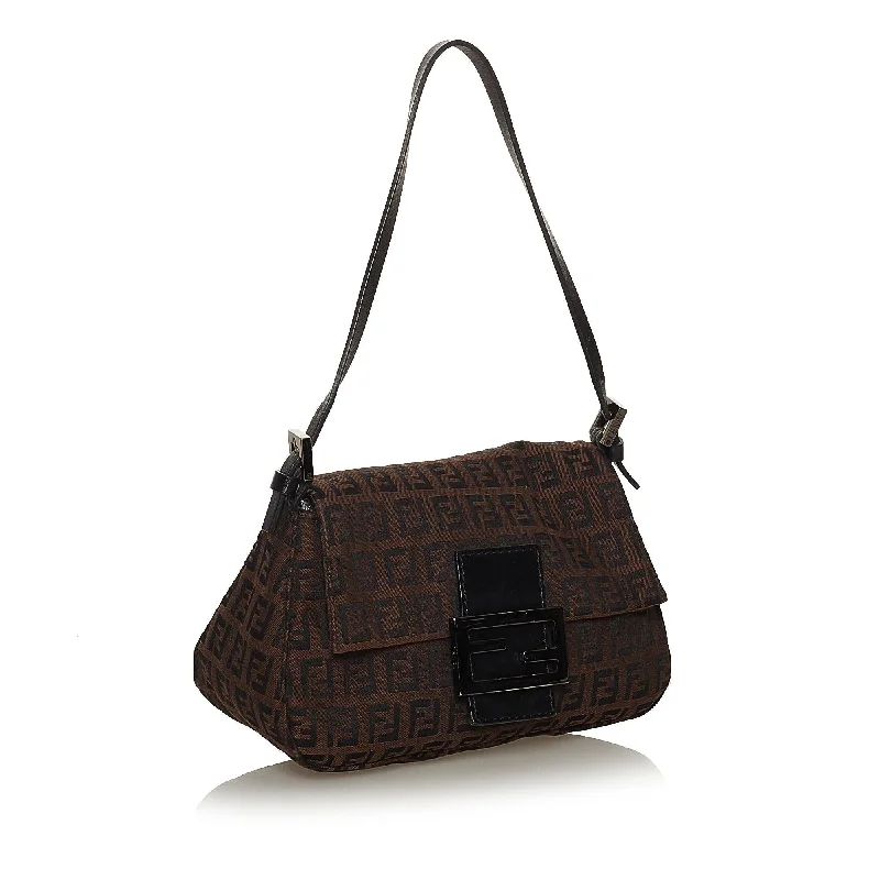 Fendi Mini Zucchino Canvas Mamma Baguette (SHG-28605)