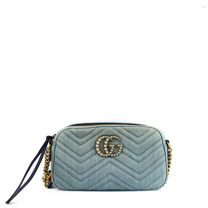 GUCCI - Sac épaule Marmont GG en denim