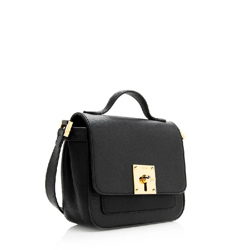 Fendi Leather Borsa Mini Crossbody Bag (SHF-19852)