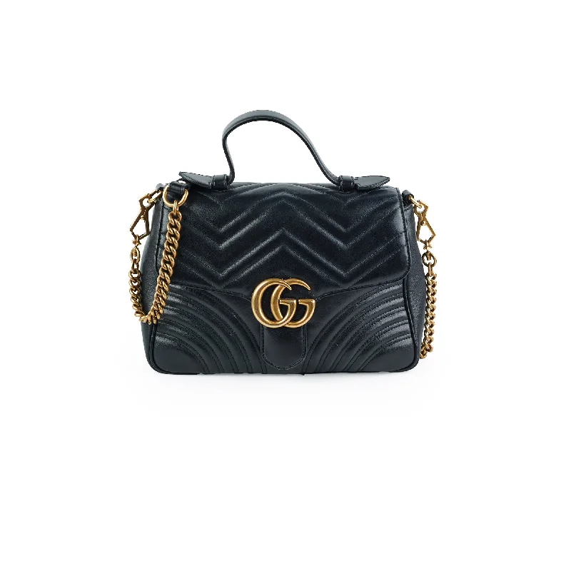 Gucci Top Handle Marmont Black