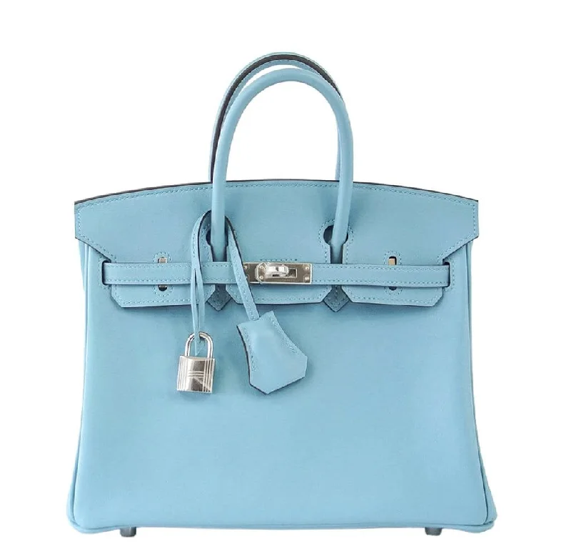 Hermès Birkin 25 Bag Bleu Saint Cyr