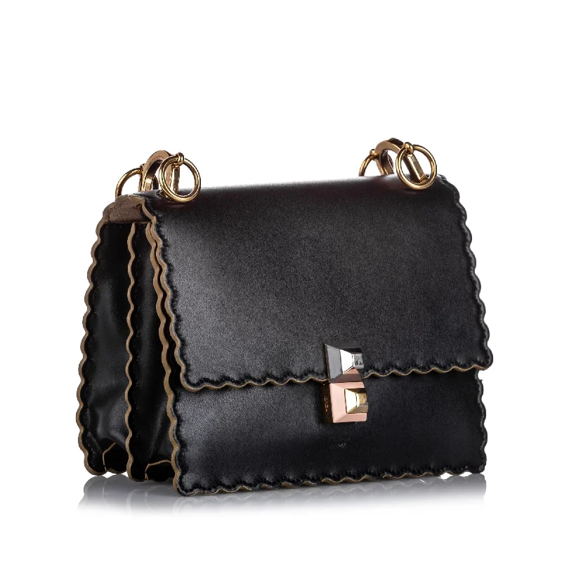 Fendi Kan I Leather Shoulder Bag (SHG-24389)