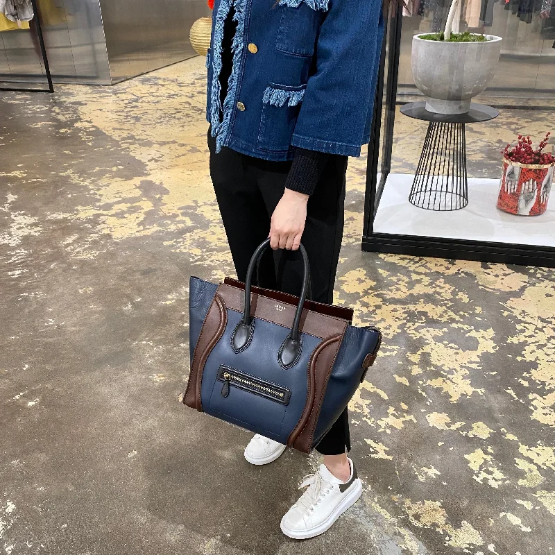 Celine Celine Leather Luggage Medium Tote Bag