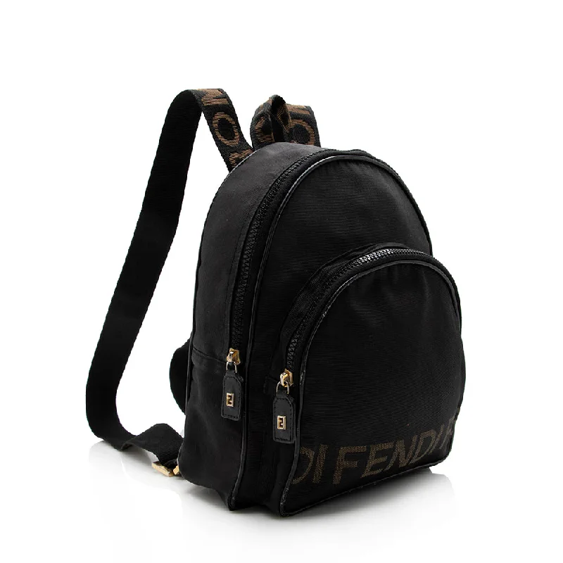 Fendi Vintage Nylon Logo Backpack (SHF-17036)