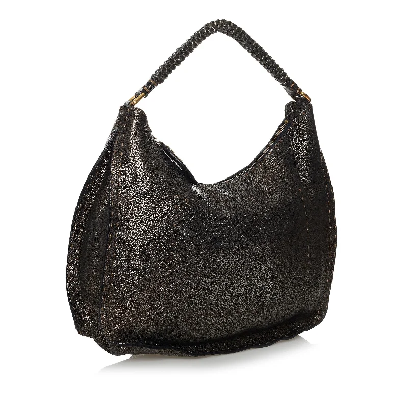 Fendi Selleria Leather Hobo Bag (SHG-37579)