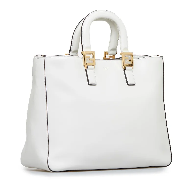 Fendi Medium Glacier FF Tote (SHG-UPL37F)