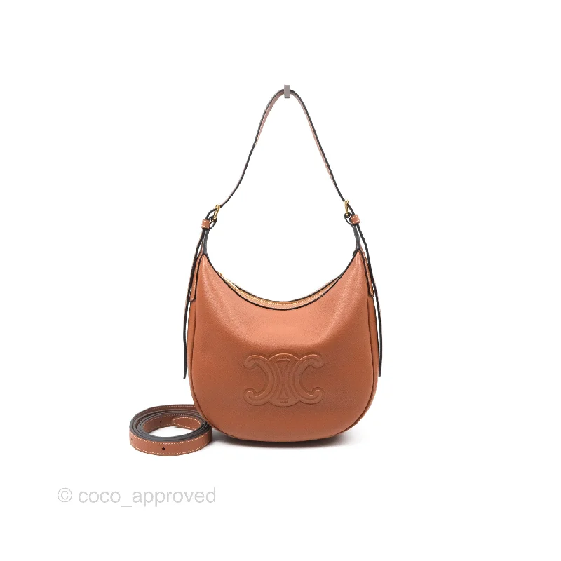 Celine Small Heloise Bag Triomphe Tan Calfskin