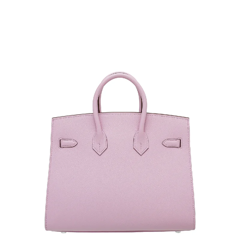 Hermes Mauve Sylvestre Sellier Birkin 25 Bag