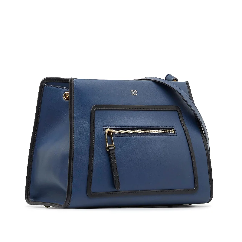 Fendi Small Runaway Leather Satchel (SHG-WOz1bd)