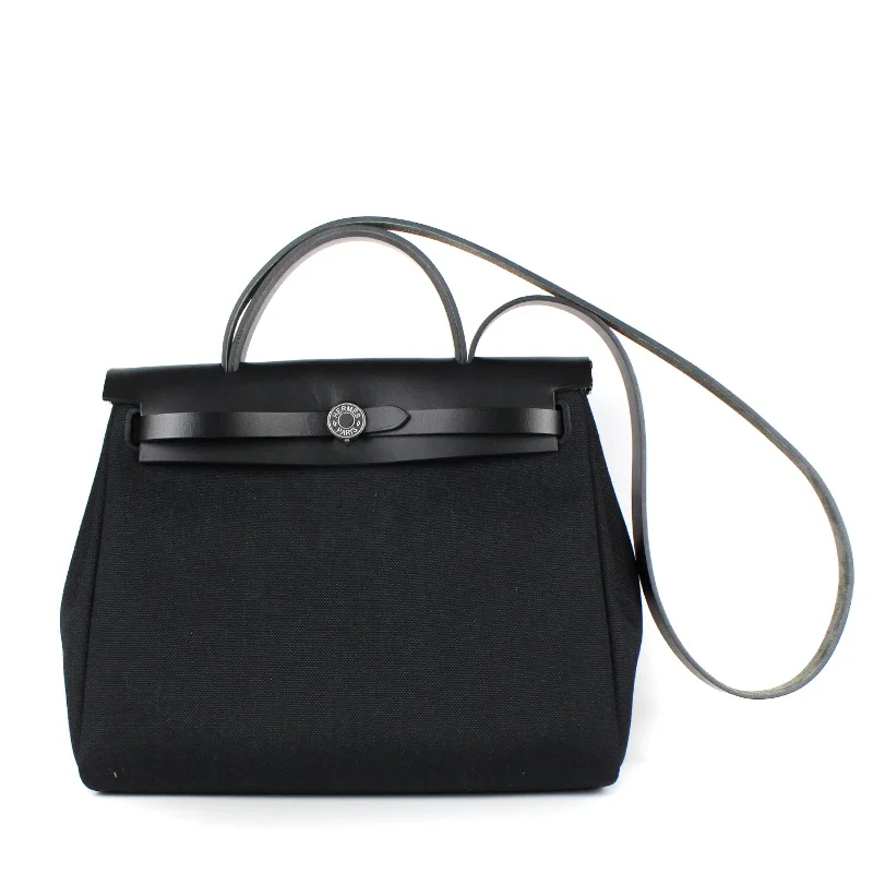 HERMÈS - Sac Herbag 31 Zip noir