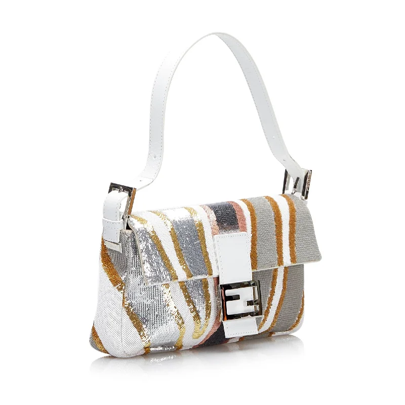 Fendi Sequined Mamma Baguette (SHG-6YT2Zg)