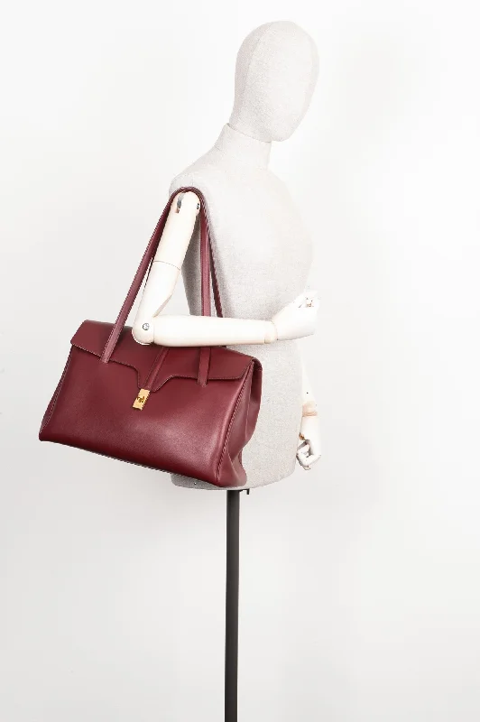 CELINE Soft 16 Bag Large Bordeaux