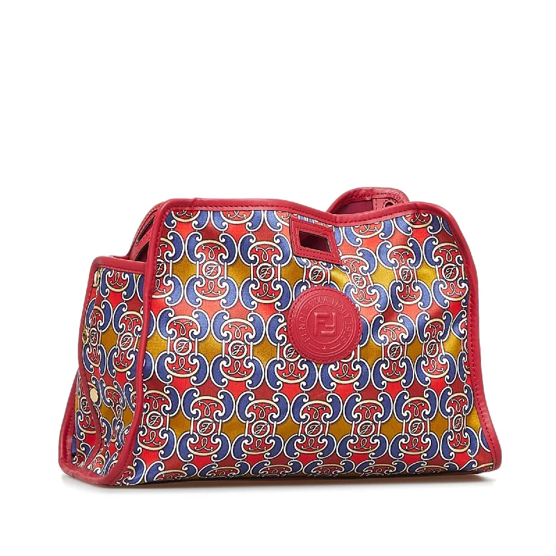 Fendi Royale Print Stamp Patch Runaway Handbag (SHG-oVEycY)