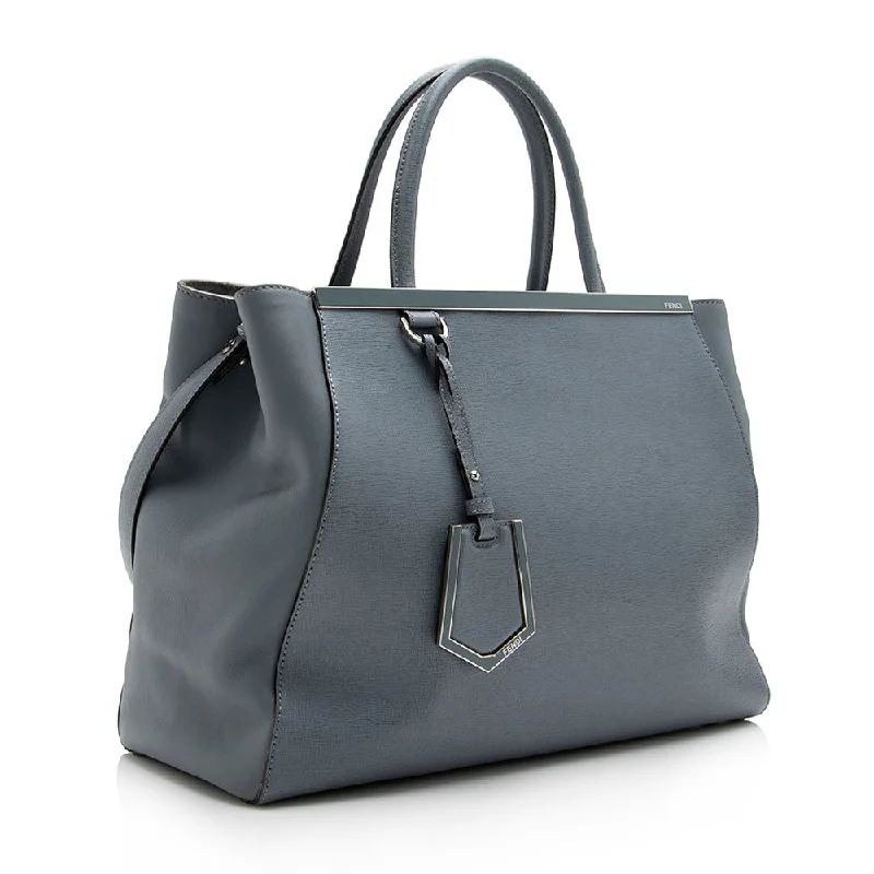 Fendi Leather 2Jours Medium Tote (SHF-17665)