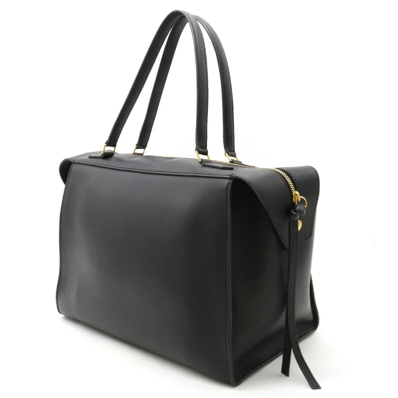 Celine Ring Bag Small Handbag Leather Black 176206