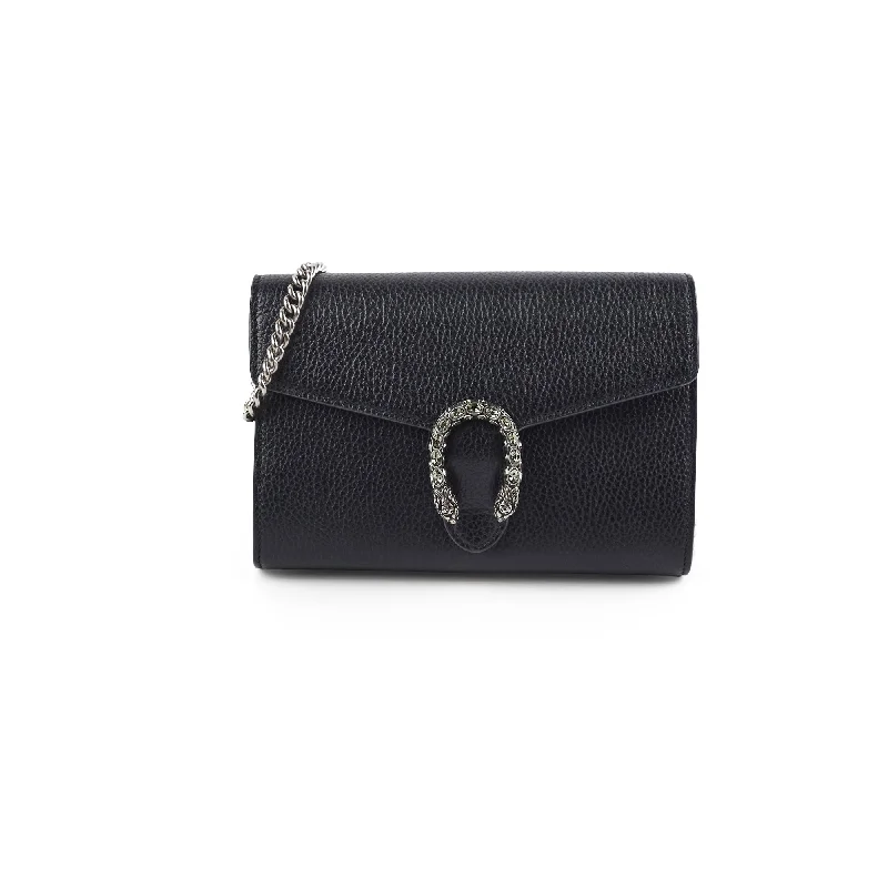 Gucci Dionysus Black Wallet On Chain WOC